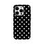 Black and White Polka Dots IPhone17 Must-Haves Phone Case for IPhone 17 16 15 14 13 12 Pro Max Plus Double-layer Back Cover