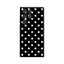Black and White Polka Dots Phone Case for Samsung Galaxy S25 Ultra S24 S23 Ultra Plus Glossy Double-layer Back Cover