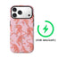 Pink Tigers Pattern Phone Case for Magnetic Phone Case for IPhone 17 16 15 14 13 Pro Max Plus Single Double-layer Tough Case