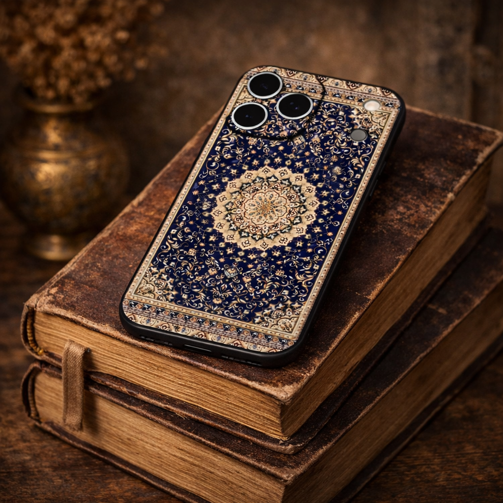 Persian Heritage Phone Case Vintage Carpet Design Protective Case