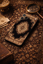 Classic Oriental Carpet Pattern Phone Case Timeless Heritage Design for iPhone