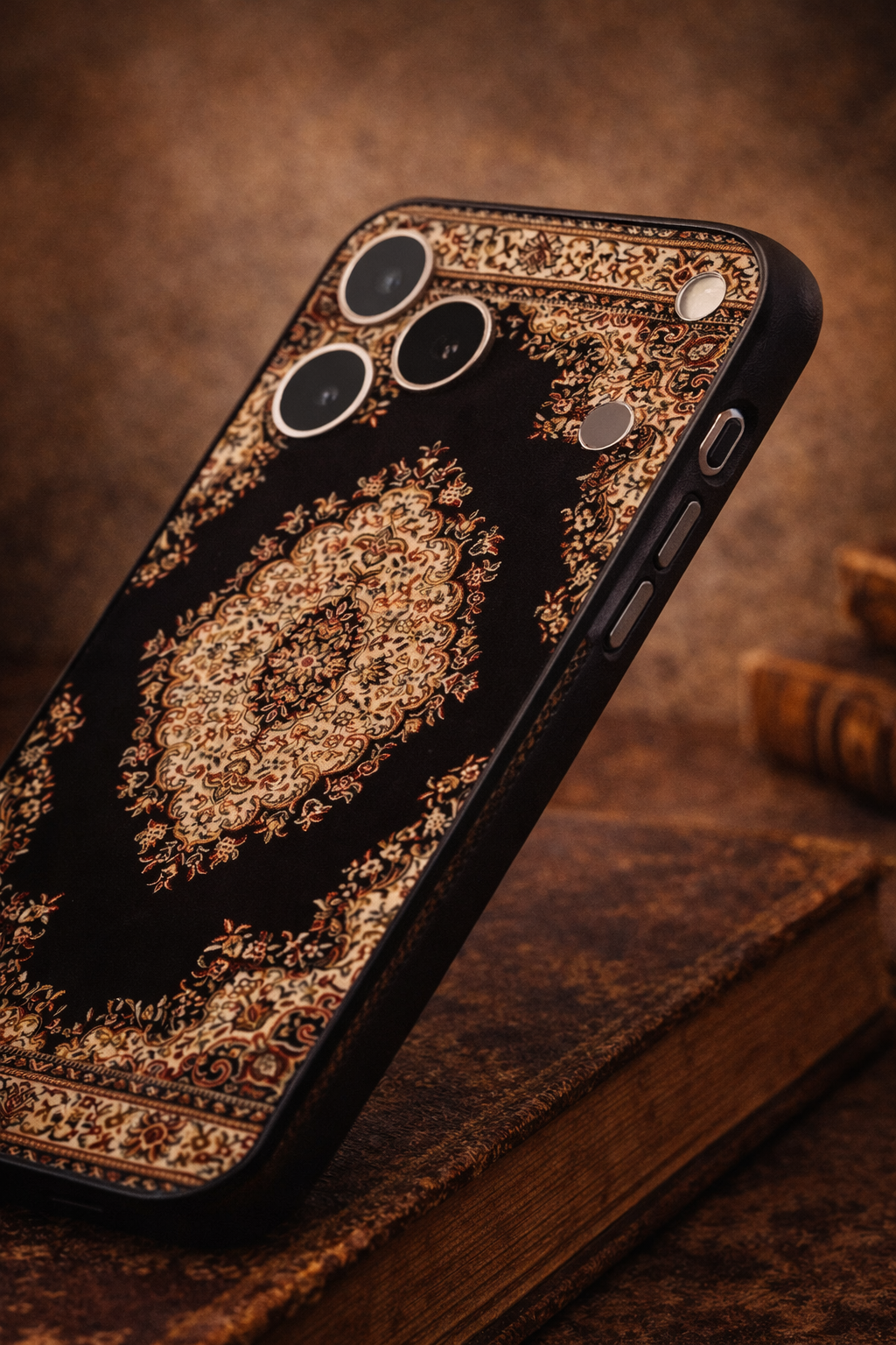 Classic Oriental Carpet Pattern Phone Case Timeless Heritage Design for iPhone