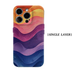 Rainbow Waves Phone Case for Magnetic Phone Case for IPhone 17 16 15 14 13 Pro Max Plus Single Double-layer Tough Case