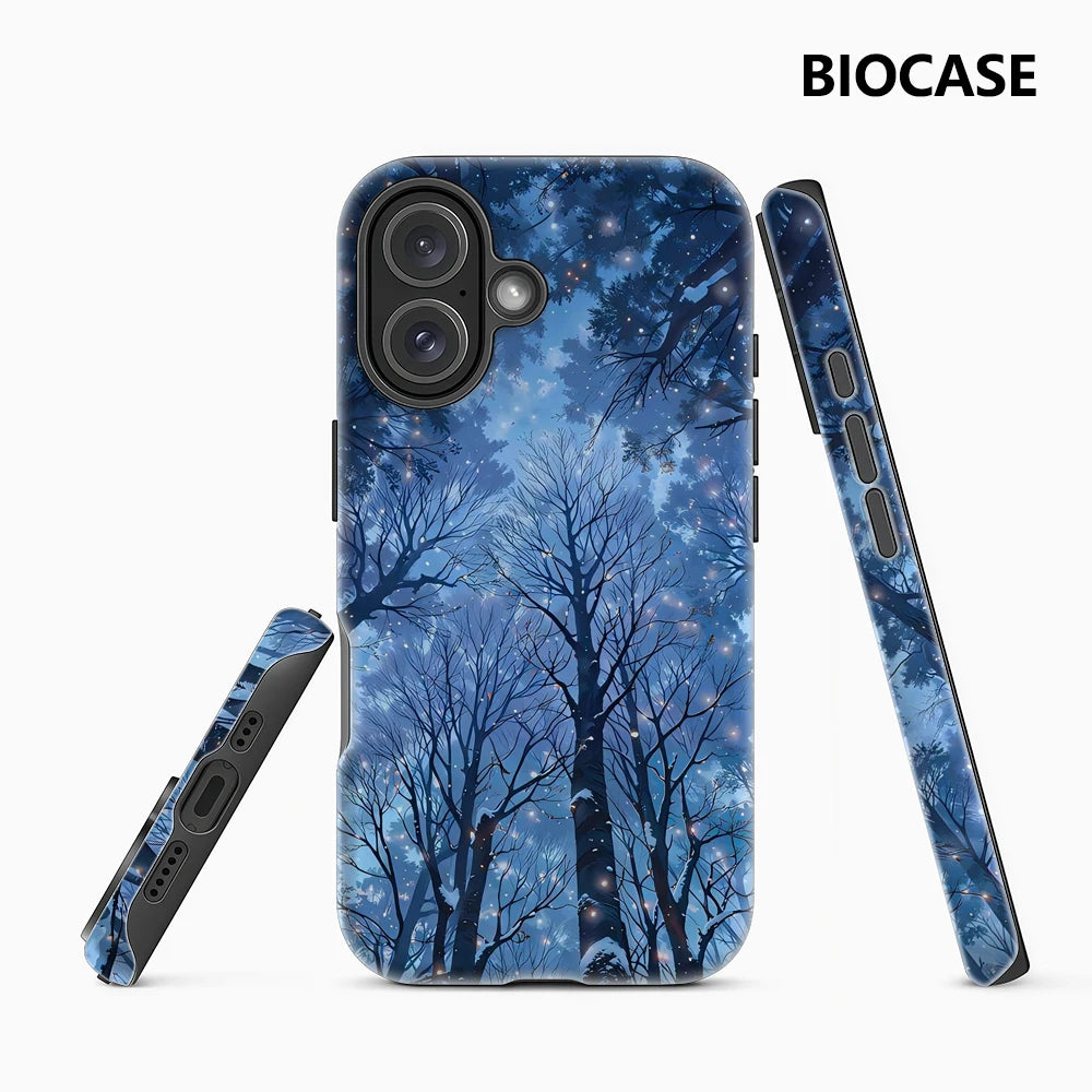 Snowy Forest Glow Phone Case for Magnetic Phone Case for IPhone 17 16 15 14 13 Pro Max Plus Single Double-layer Tough Case Main image