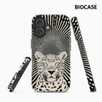 Psychedelic Leopard Phone Case for Magnetic Phone Case for IPhone 17 16 15 14 13 Pro Max Plus Single Double-layer Tough Case