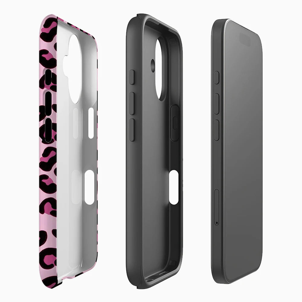 Pink Leopard Print IPhone17 Must-Haves Phone Case for IPhone 17 16 15 14 13 12 11 Pro Max Plus Double-layer Back Cover Secondary image