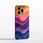 Rainbow Waves Phone Case for Magnetic Phone Case for IPhone 17 16 15 14 13 Pro Max Plus Single Double-layer Tough Case