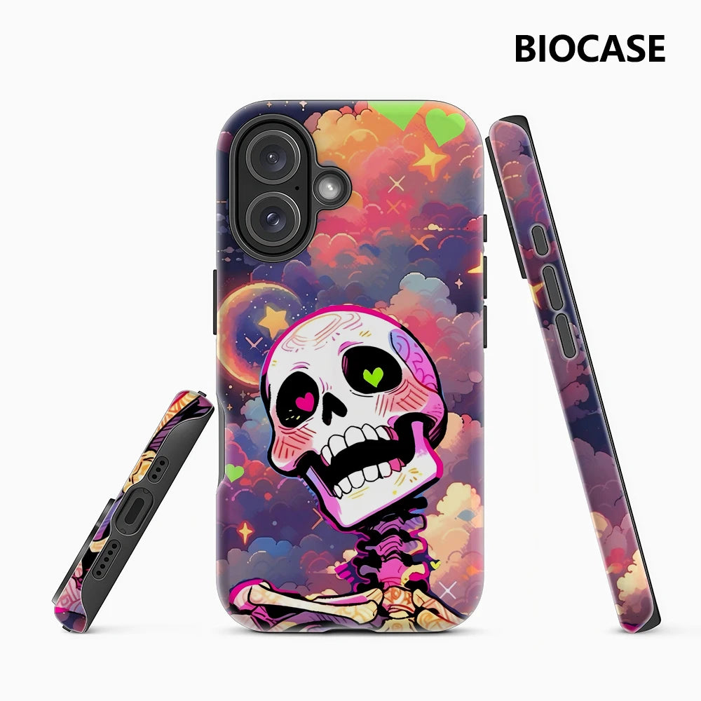 Rainbow Skull Phone Case for Magnetic Phone Case for IPhone 17 16 15 14 13 Pro Max Plus Single Double-layer Tough Case