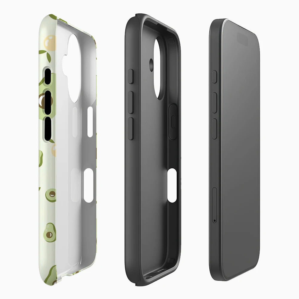 Avocado Citrus Pattern Phone Case for Magnetic Phone Case for IPhone 17 16 15 14 13 Pro Max Plus Single Double-layer Tough Case Secondary image