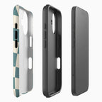 Wavy Checks IPhone17 Must-Haves Phone Case for IPhone 17 16 15 14 13 12 11 Pro Max Plus Double-layer Back Cover