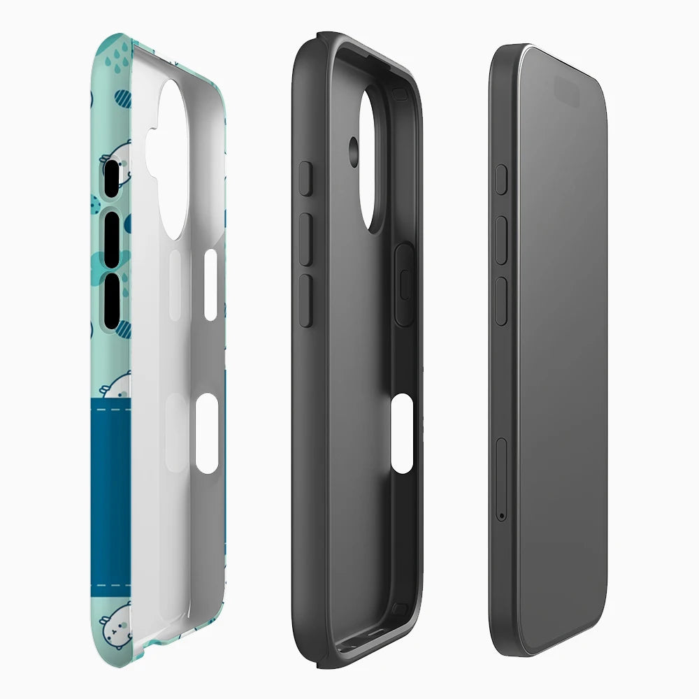 Rainy Bunnies Phone Case for Magnetic Phone Case for IPhone 17 16 15 14 13 Pro Max Plus Single Double-layer Tough Case Secondary image