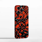 Red & Black Web Phone Case for Magnetic Phone Case for IPhone 17 16 15 14 13 Pro Max Plus Single Double-layer Tough Case