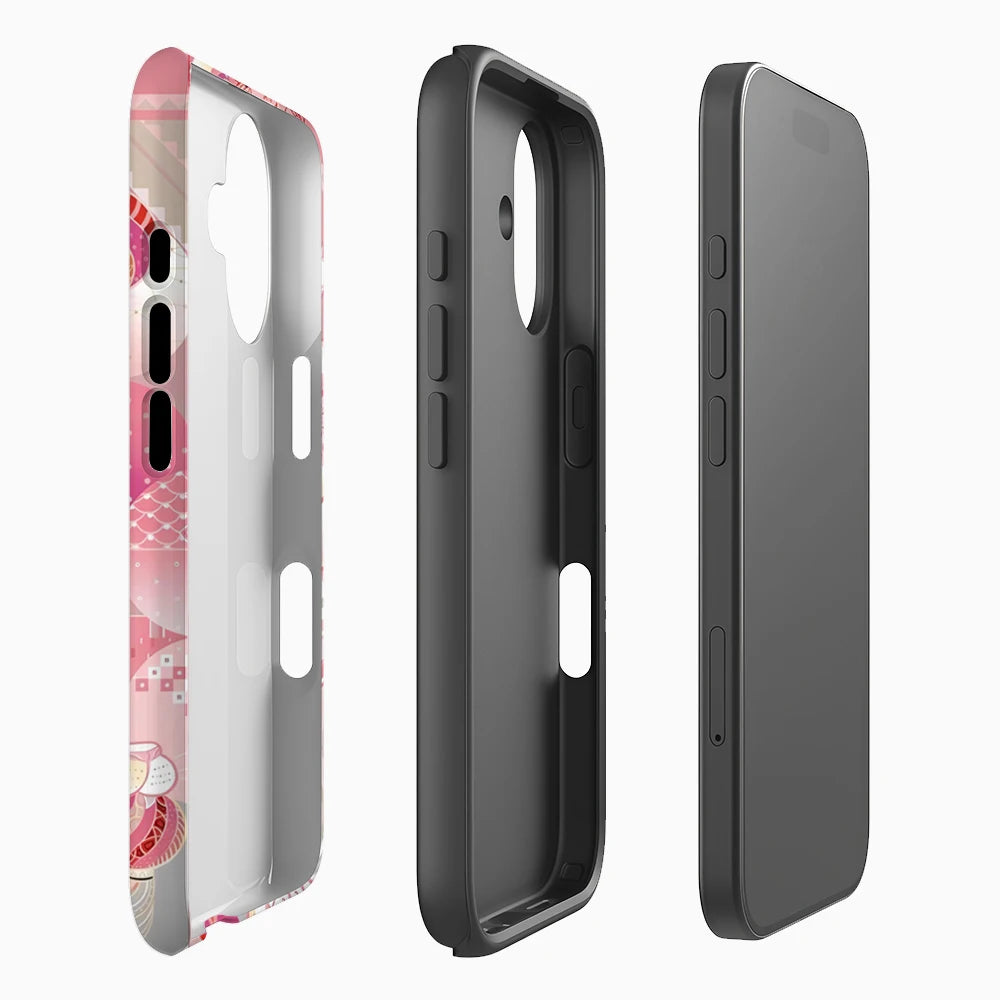 Pink Tiger Fantasy Phone Case for Magnetic Phone Case for IPhone 17 16 15 14 13 Pro Max Plus Single Double-layer Tough Case Secondary image