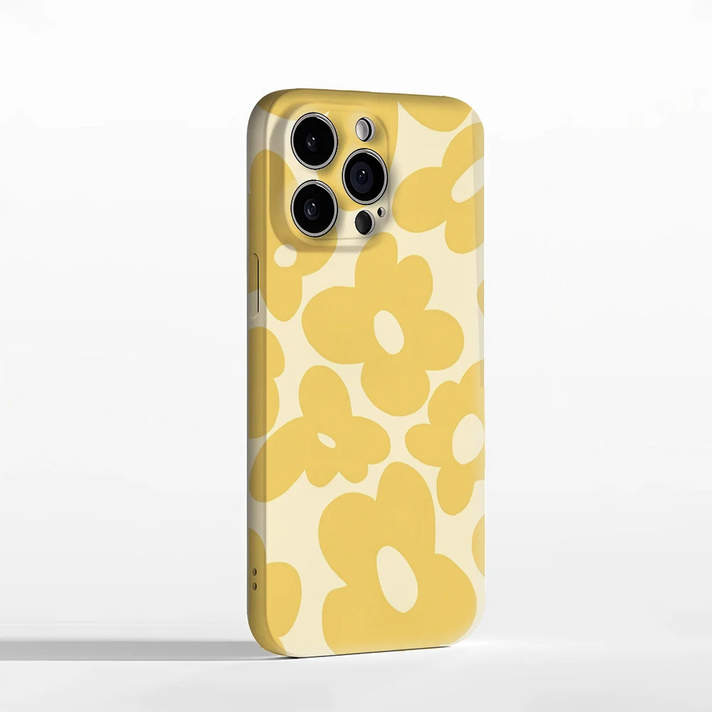 Yellow Blossoms IPhone17 Must-Haves Phone Case for IPhone 17 16 15 14 13 12 11 Pro Max Plus Double-layer Back Cover