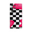Pink - Black Checker Phone Case for Samsung Galaxy S25 Ultra S24 S23 Ultra Plus Glossy Double-layer Back Cover