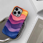 Rainbow Waves Phone Case for Magnetic Phone Case for IPhone 17 16 15 14 13 Pro Max Plus Single Double-layer Tough Case