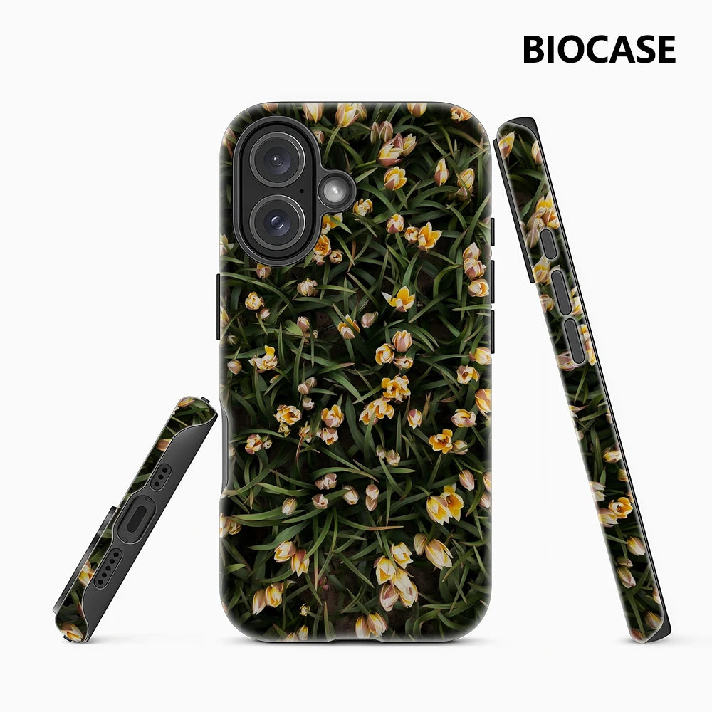 Yellow Tulip Field Phone Case for Magnetic Phone Case for IPhone 17 16 15 14 13 Pro Max Plus Single Double-layer Tough Case