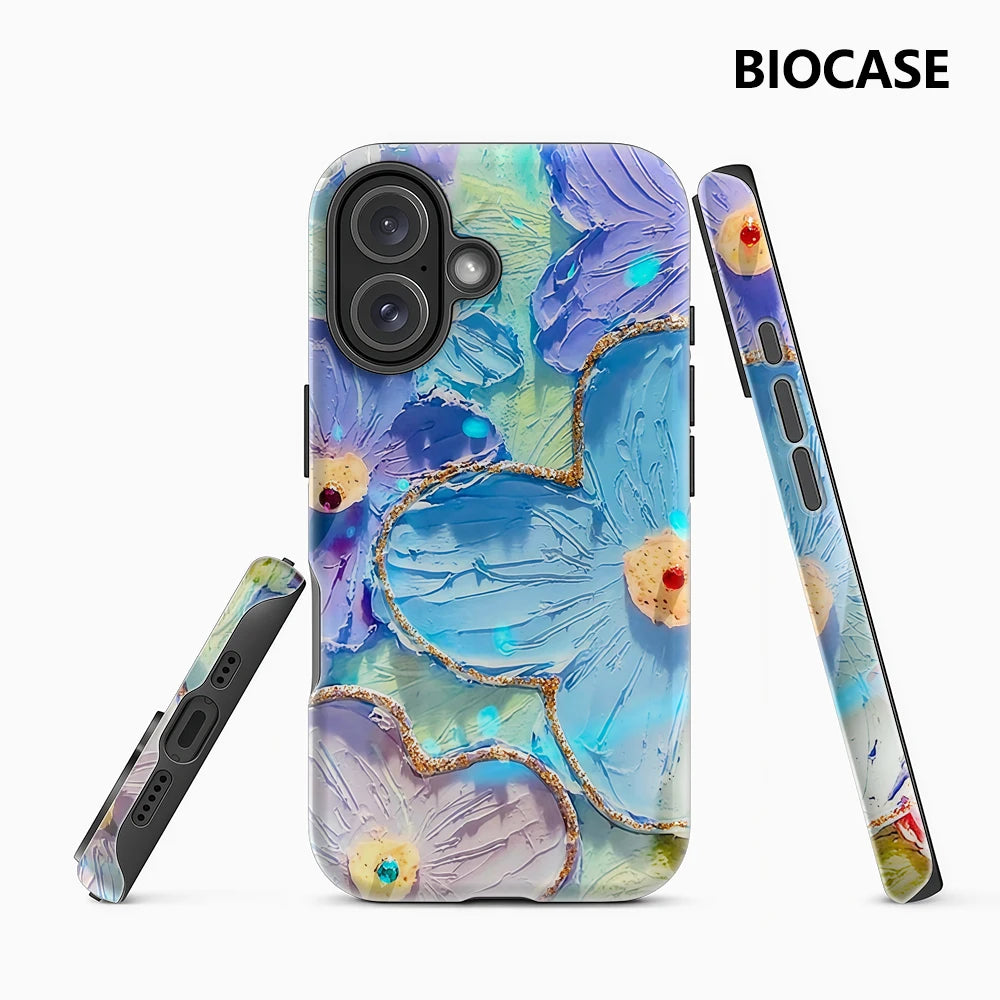 Rainbow Flowers Phone Case for Magnetic Phone Case for IPhone 17 16 15 14 13 Pro Max Plus Single Double-layer Tough Case Main image