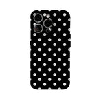 Black and White Polka Dots IPhone17 Must-Haves Phone Case for IPhone 17 16 15 14 13 12 Pro Max Plus Double-layer Back Cover