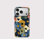 Abstract Floral iPhone Case Double Layer Tough Protective