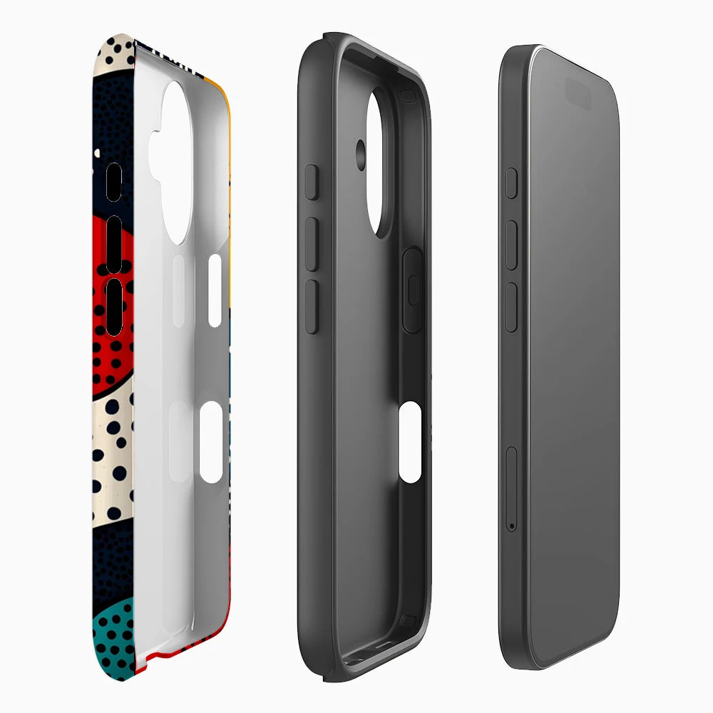 Polka Dot Pop Art Phone Case for Magnetic Phone Case for IPhone 17 16 15 14 13 Pro Max Plus Single Double-layer Tough Case Secondary image