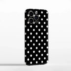 Black and White Polka Dots IPhone17 Must-Haves Phone Case for IPhone 17 16 15 14 13 12 Pro Max Plus Double-layer Back Cover