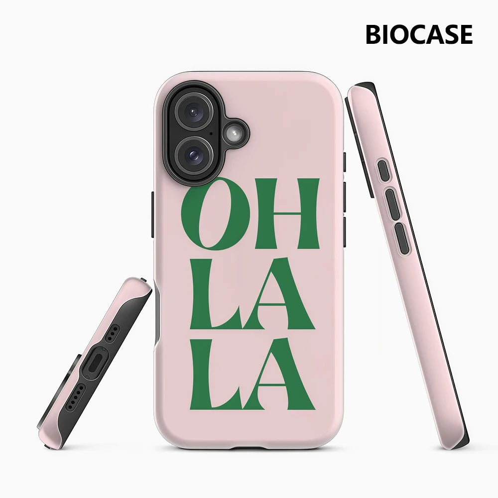 Pink Oh La La Phone Case for Magnetic Phone Case for IPhone 17 16 15 14 13 Pro Max Plus Single Double-layer Tough Case Main image