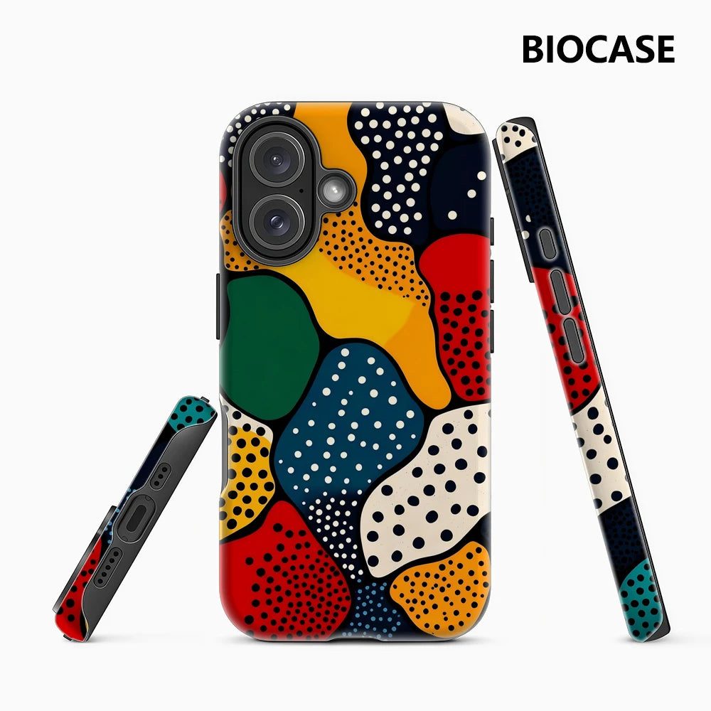 Polka Dot Pop Art Phone Case for Magnetic Phone Case for IPhone 17 16 15 14 13 Pro Max Plus Single Double-layer Tough Case Main image
