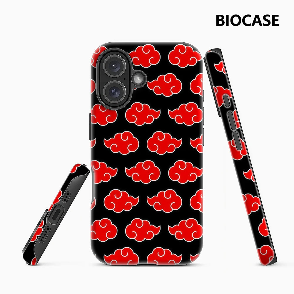 Red Clouds Anime N-NARUTOS Phone Case for Magnetic Phone Case for IPhone 17 16 15 14 Pro Max Plus Single Double-layer Tough Case Main image
