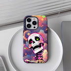 Rainbow Skull Phone Case for Magnetic Phone Case for IPhone 17 16 15 14 13 Pro Max Plus Single Double-layer Tough Case