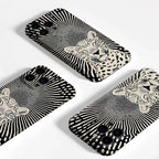 Psychedelic Leopard Phone Case for Magnetic Phone Case for IPhone 17 16 15 14 13 Pro Max Plus Single Double-layer Tough Case