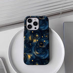 Starry Night Swirl Phone Case for Magnetic Phone Case for IPhone 17 16 15 14 13 Pro Max Plus Single Double-layer Tough Case
