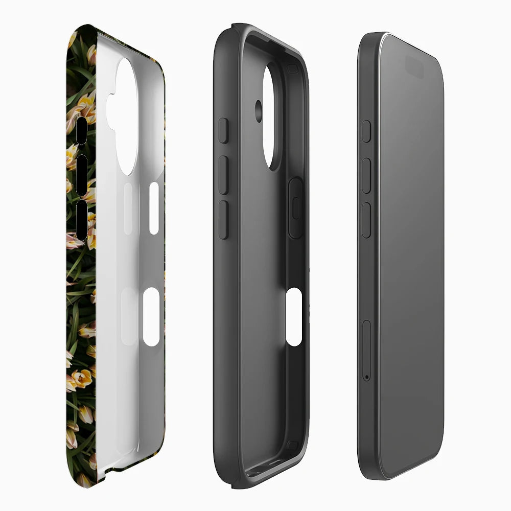 Yellow Tulip Field Phone Case for Magnetic Phone Case for IPhone 17 16 15 14 13 Pro Max Plus Single Double-layer Tough Case