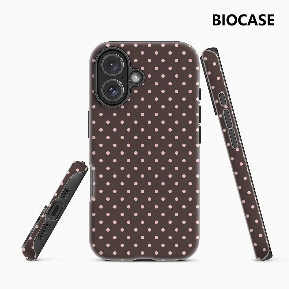 Pink Dot Phone Case for Magnetic Phone Case for IPhone 17 16 15 14 13 Pro Max Plus Single Double-layer Tough Case Main image