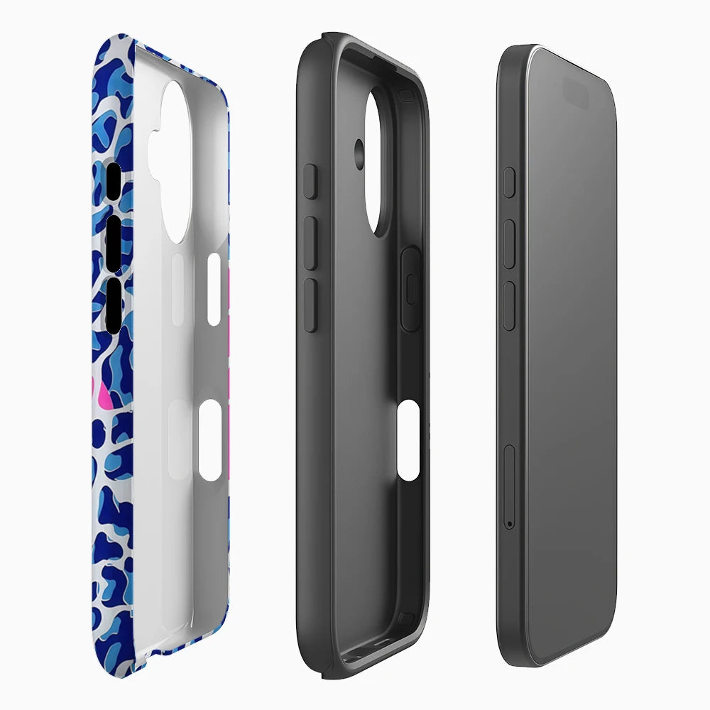 Pink Dolphin Wave Phone Case for Magnetic Phone Case for IPhone 17 16 15 14 13 Pro Max Plus Single Double-layer Tough Case Secondary image