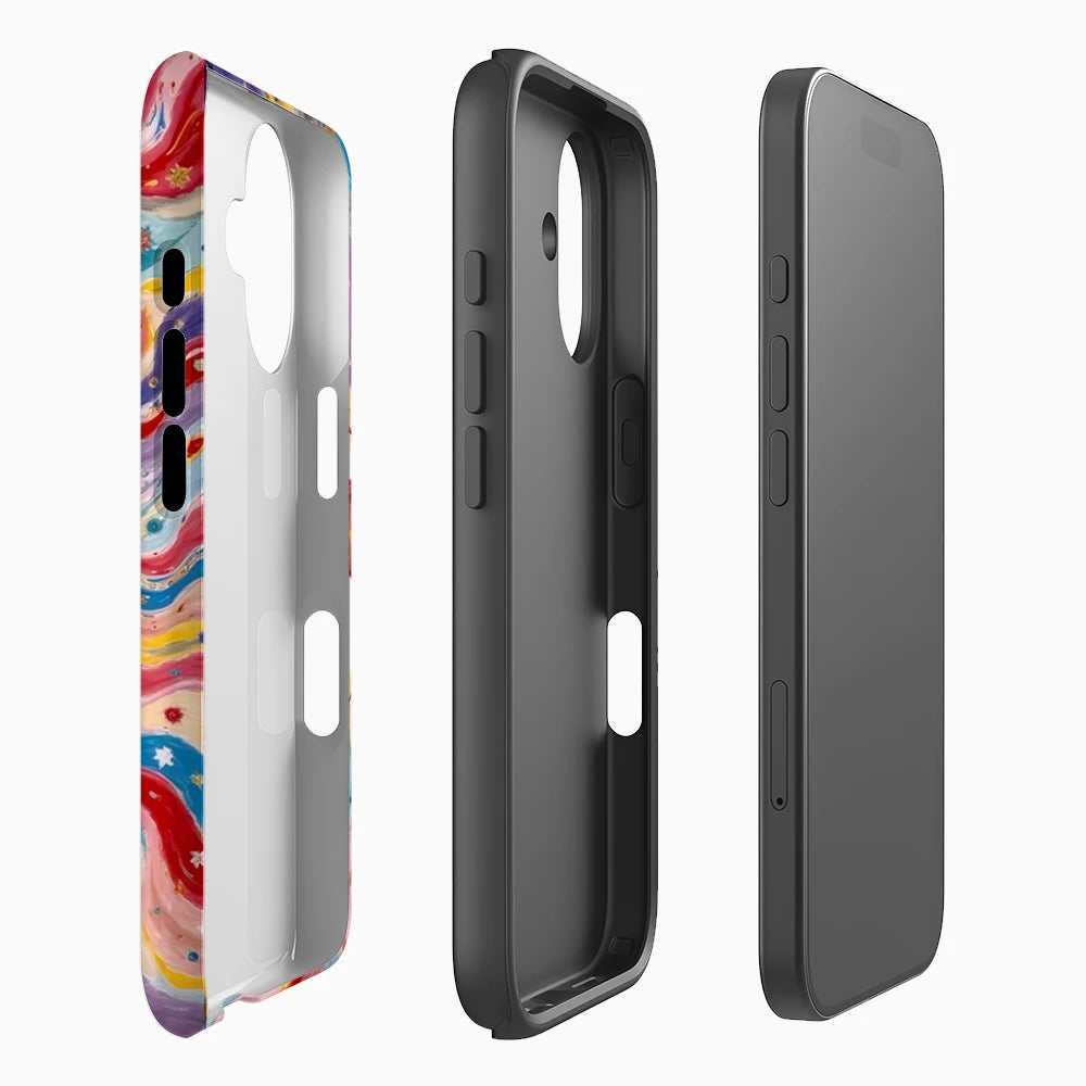 Rainbow Heart Burst Phone Case for Magnetic Phone Case for IPhone 17 16 15 14 13 Pro Max Plus Single Double-layer Tough Case Secondary image