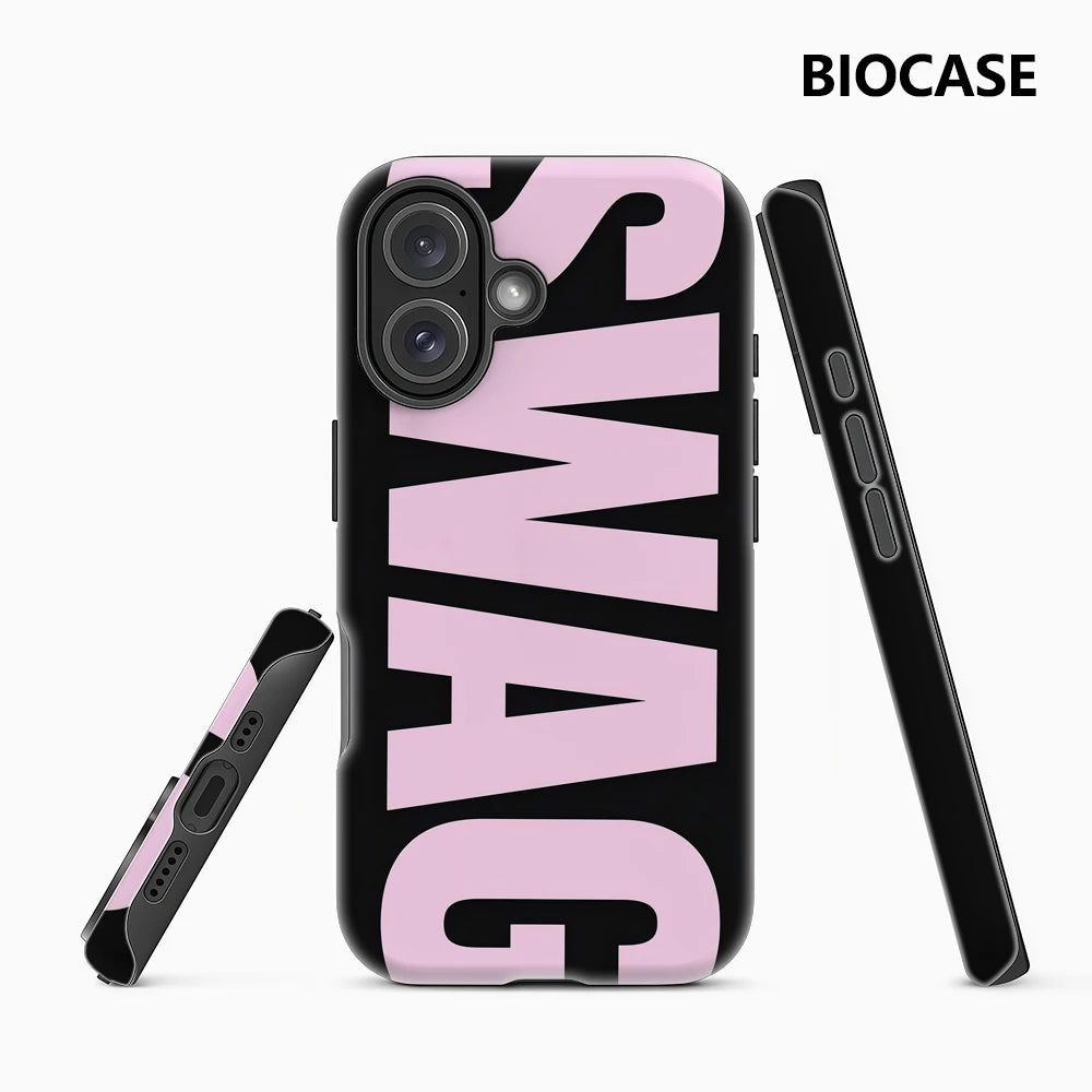 SWAG Text Phone Case for Magnetic Phone Case for IPhone 17 16 15 14 13 Pro Max Plus Single Double-layer Tough Case Main image