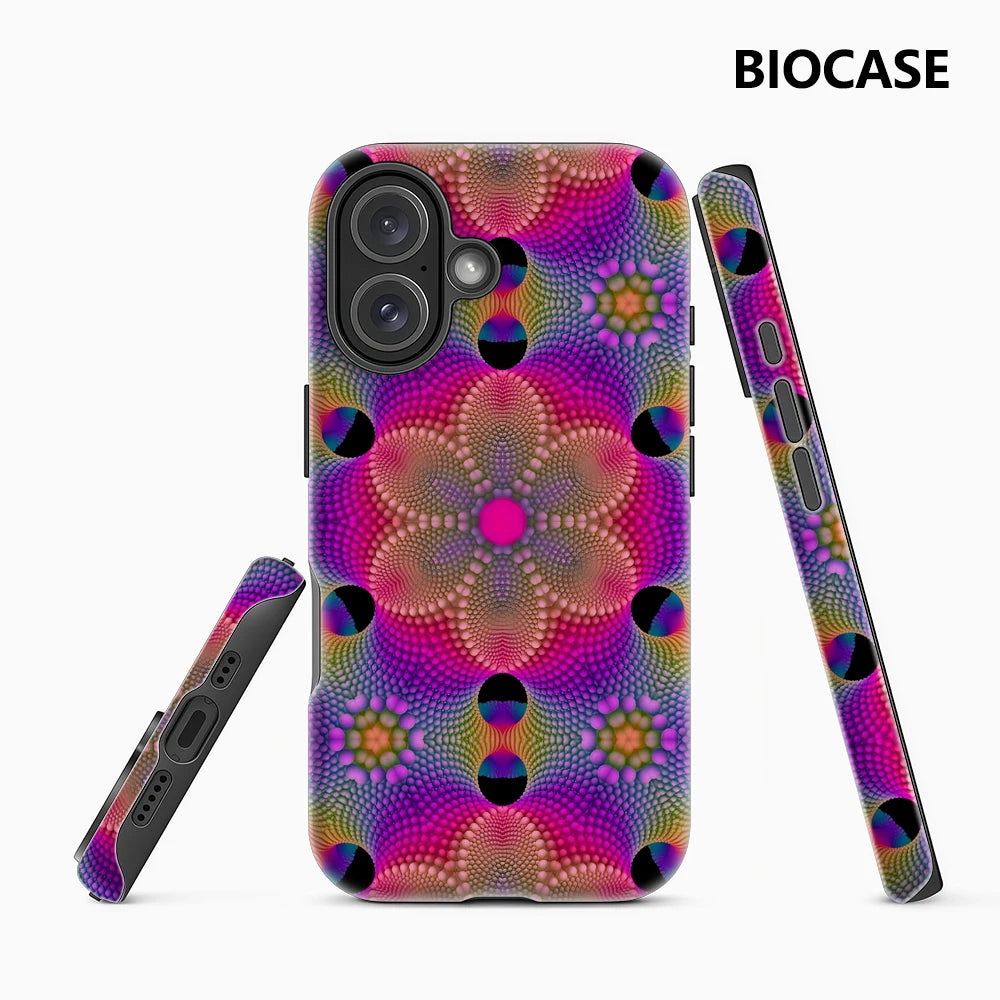 Psychedelic Reptile Skin Phone Case for Magnetic Phone Case for IPhone 17 16 15 14 Pro Max Plus Single Double-layer Tough Case Main image