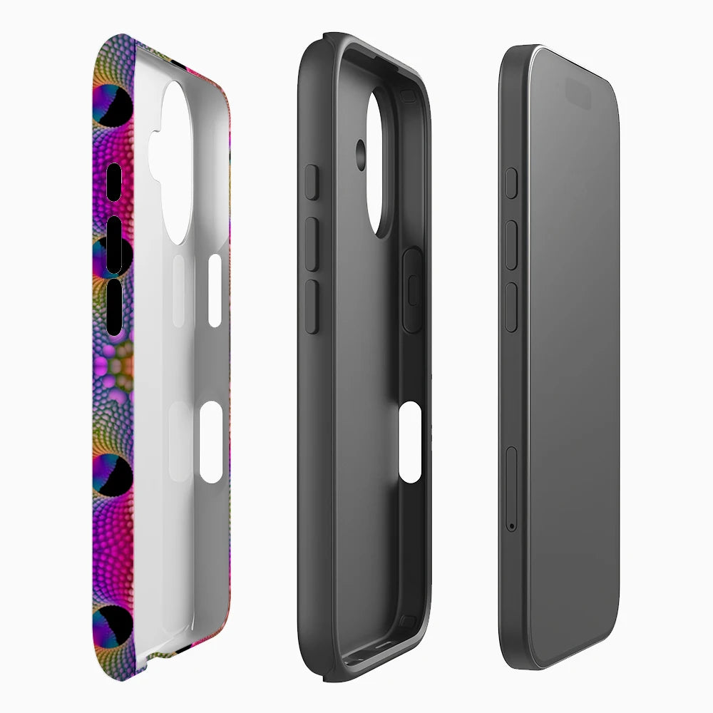 Psychedelic Reptile Skin Phone Case for Magnetic Phone Case for IPhone 17 16 15 14 Pro Max Plus Single Double-layer Tough Case Secondary image