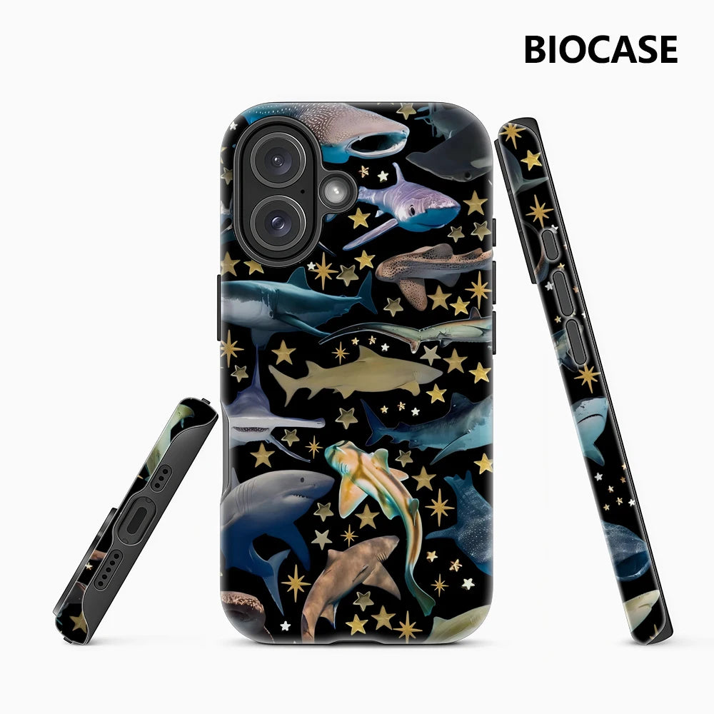 Shark Star Phone Case for Magnetic Phone Case for IPhone 17 16 15 14 13 Pro Max Plus Single Double-layer Tough Case Main image
