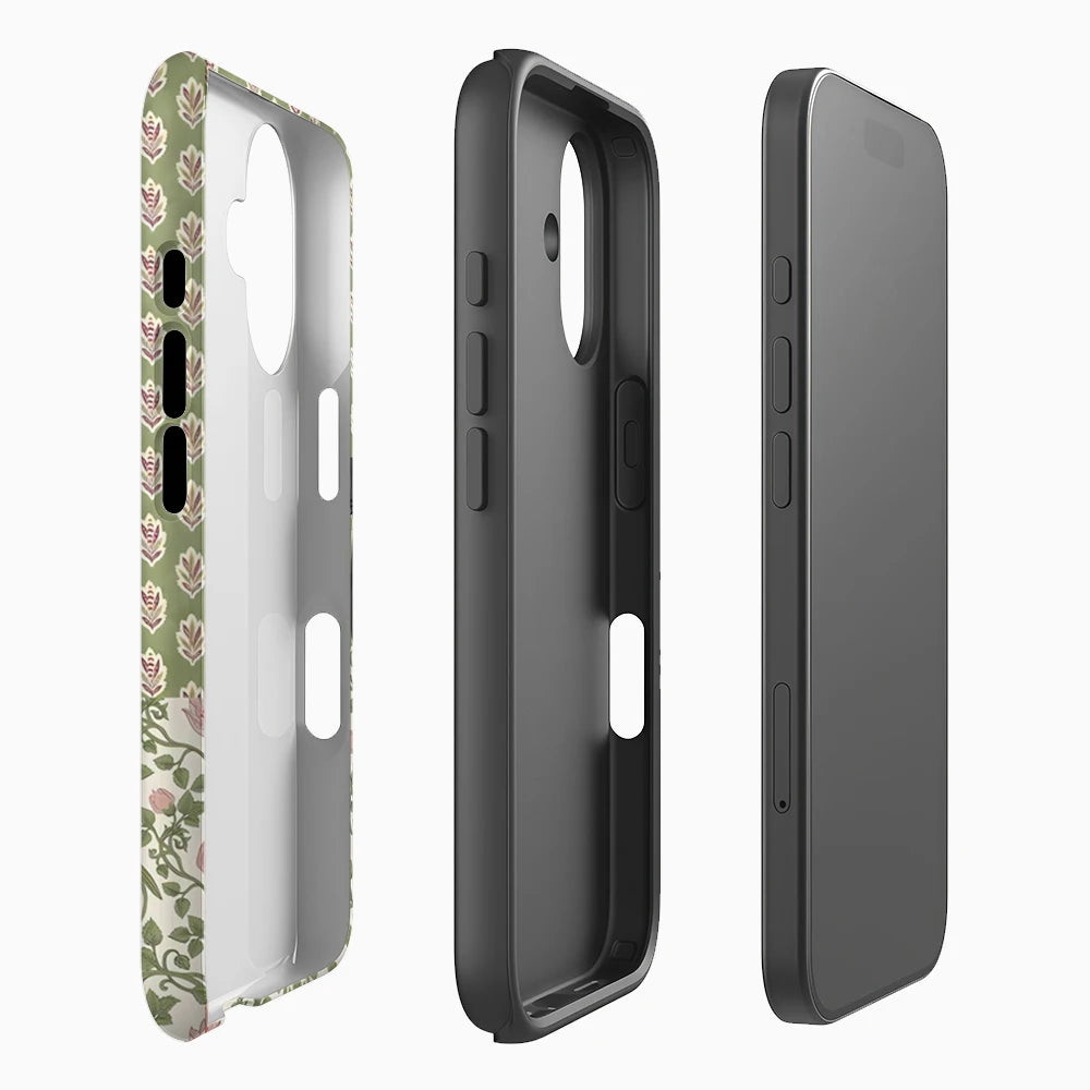 Black Cat on Floral Phone Case for Magnetic Phone Case for IPhone 17 16 15 14 13 Pro Max Plus Single Double-layer Tough Case Secondary image